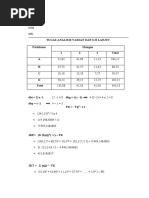 Tabel Uji F dan T Uji Statistik | PDF