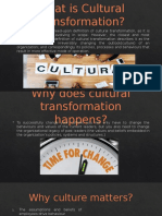 Cultural Transformation