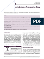 J6 Patrrn of Oral Cavity Lesion