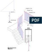 D - Railing Tangga & Void Pantry Ke Dapur: Pipa Besi Ø 2" x2mm Pipa Besi Ø 1 " x2mm