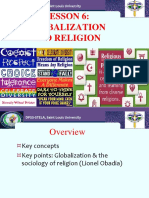 Lecture-6 Globalization-Religion Obadia PDF