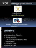 Direct - Indirect - Regenerative Method of Testing