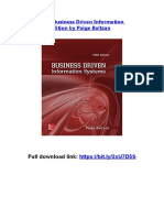 Test Bank For Business Driven Information Systems 5th Edition by Paige Baltzan