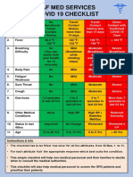 Iaf Med Ser Covid 19 Checklist PDF