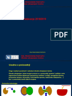 Prvo I Drugo Predavanje-Tehnologija-2018-19 PDF