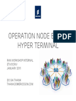 Operation Node B With Hyper Terminal PDF