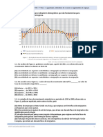 Exame Nacional de Geografia 2018 1. Fase - A População, Utilizadora de Recursos e Organizadora de Espaços.