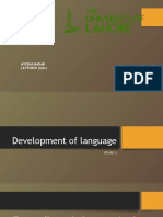 Development of Language