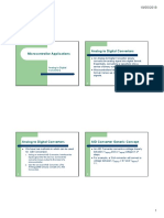 Microcontroller Applications of Analog to Digital Converters