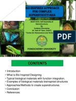 Bio-Inspired Approach For Complex Superstructures: Pondicherry University