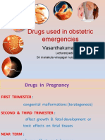 Drugs Used in Obstetric Emergencies: Vasanthakumari, MSC (N)