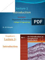 Introduction To Geophysics