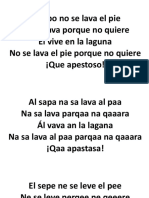 00 SESION - El Sapo No Se Lava El Pie - Vocales