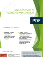 Mga Pananaw at Teoryang Pampanitikan