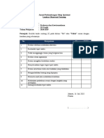 Jurnal Perkembangan Sikap Spiritual (Observasi Tertutup)