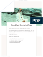 Simplified Kundalini Yoga - Vethathiri Maharishi