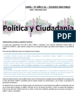 Clase 1 - Politica y ciudadania (concepto de política)