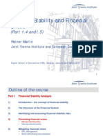 Financial Stability and Crises: Microprudential and Macroprudential Policy