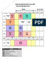 Jadual Sem 6