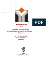 SALONUL INTERNAȚIONAL de Inventica Cluj Napoca - 2012 PDF