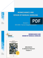 Pert 5 Biomechanic - Design of Manual Handling PDF