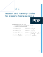 Interest and Annuity Tables For Discrete Compounding