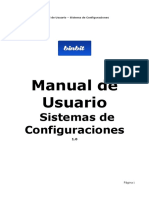 Configuraciones Manual de Usuarios