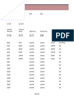 Time Sheet 03-16 Feb