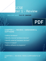 Ict Igcse Chapter 1 - Review: A. Lawson