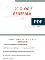 Sociologie Generală - FINAL 2015