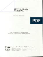 The Jewish Law Annual: Volume Thirteen