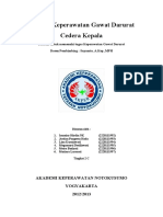 354756961 Askep Gadar Cedera Kepala Docx