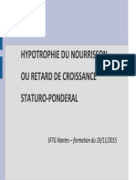 Topo Hypotrophie Nourrisson