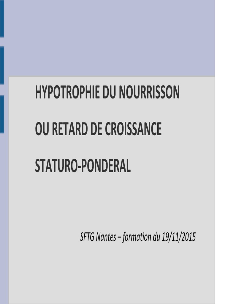 Topo Hypotrophie Nourrisson Pdf Maladie Cœliaque Gluten