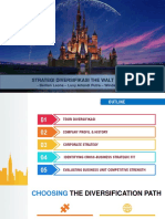 Strategic Management - Diversification The Walt Disney - Kel 7 PDF