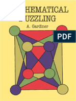 (Dover Books On Mathematics) A. Gardiner - Mathematical Puzzling-Dover Publications (2011) PDF