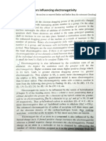 Factors Influencing Electronegativity