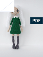 Doll in Darkgreen Dress