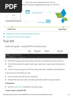 Pull API: Quick Start Guide - Using Pull API For The RST Time