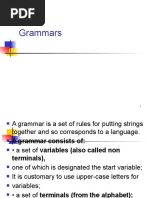 Context Free Grammars