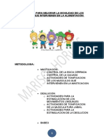 EJERCICIOS PARA MEJORAR LA MOVILIDAD DE LOS ÓRGANOS QUE INTERVIENEN EN LA ALIMENTACIÓN