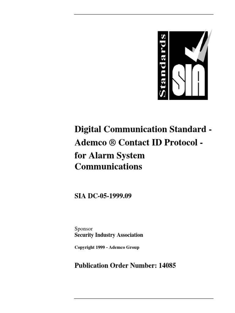 Sia PDF | PDF | Security Alarm | Telecommunications