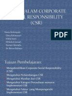 Etika Dalam Corporate Social Responsibility (CSR)