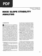 Rock Slope Stability Analysis: Kchapter 15