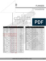 Comparación de Dimensiones de Flanges DIN/ ANSI (Ac. Carbono)