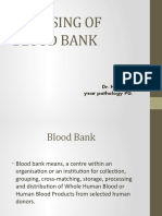 Licensing of Blood Bank