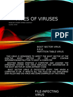 Types of Viruses: Made By: Khizer Ahmed Siddiqui Class: Viii-B
