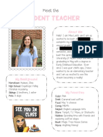 Portfolio Meet The Teacher