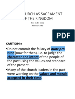 10 - Church As Sacrament of The Kingdom PDF