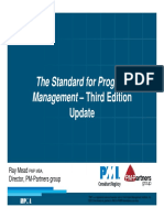The Standard For Program Management - Third Edition: Update